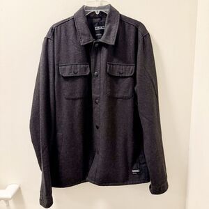 Ezekiel Wool Blend Shirt Jacket | Sz XL
